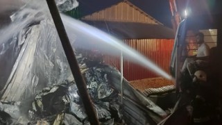 Kahramanmaraş’ta geri dönüşüm fabrikasında yangın  