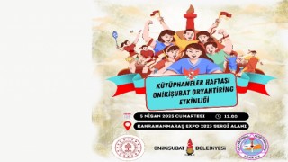 Onikişubat Belediyesi’nden Kütüphaneler Haftası’na Özel Oryantiring Etkinliği