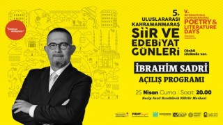 Şiir ve Edebiyatın Kalbi Kahramanmaraş’ta Atacak