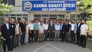 Başkan Görgel, Sanayi Sitesi Esnafıyla Bir Araya Geldi