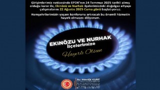 Kahramanmaraş’ın o ilçelerine doğalgaz geliyor 