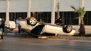 Kahramanmaraş’ta otomobil takla attı: 1 yaralı 