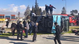 Kahramanmaraş’ta kaza: 17 yaralı