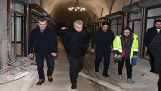 Başkan Görgel: “Tarihi Kapalı Çarşı’mızın Restorasyonu Tamamlanıyor”