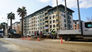 Trabzon Bulvarı’nda Altyapısı Tamamlanan Kısımlarda Üstyapıya Başlandı