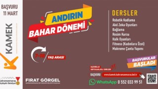 Andırın’da KAMEK Kurslarına Başvurular Başladı; 7 Branşta Ücretsiz Eğitim