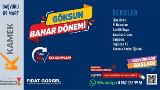 Göksun’da KAMEK Kurslarına Kayıtlar Başladı!