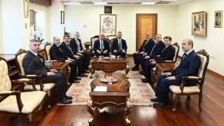 Görgel ve Kirişci’den KSÜ Rektörü Okumuş’a Hayırlı Olsun Ziyareti