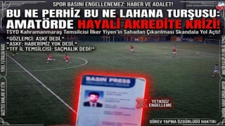 İlker Yiyen’den Amatör Maçta “Akreditasyon” Tepkisi: “Böyle Bir Uygulama Yok”