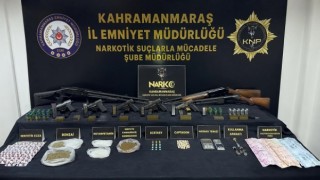 Kahramanmaraş merkezli uyuşturucu operasyonu: 45 gözaltı