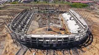 Kahramanmaraş Stadyumu Hızla Yükseliyor
