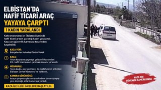 Kahramanmaraş’ta hafif ticari araç yayaya çarptı: 1 yaralı