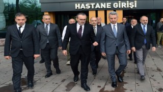 Mahir Ünal’dan, KSÜ Tıp Fakültesi Hastanesi’ne Ziyaret