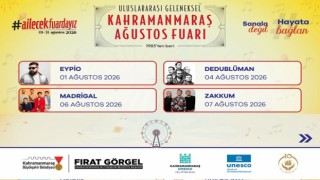 Geleneksel Ağustos Fuarı’nda Kahramanmaraş Müziğe Doyacak