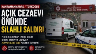 Kahramanmaraş’ta cezaevi önünde silahlı saldırı: 1 kişi hayatını kaybetti