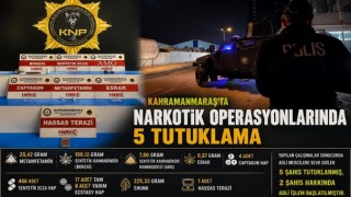Kahramanmaraş’ta zehir tacirlerine operasyon