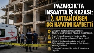 7. Kattan Düşen İşçi Hayatını Kaybetti