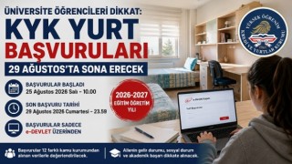Üniversite öğrencileri dikkat: KYK yurt başvuruları 29 Ağustos'ta sona erecek 