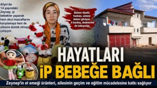 Hayatları ip bebeğe bağlı