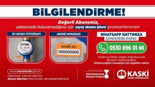Sayaç Okuma İşlemlerinin Sağlıklı Yürütülmesi İçin Abonelerimize Önemli Hatırlatma