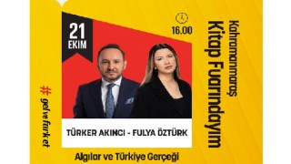 Fulya Öztürk ve Türker Akıncı Anadolu’nun En Büyük Kitap Fuarında Konuşacak