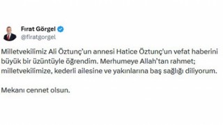 Görgel’den Öztunç’a Başsağlığı Mesajı