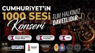 Onikişubat Belediyesi’nden Cumhuriyet’in 103. Yılına 1300 Sesli Dev Konser